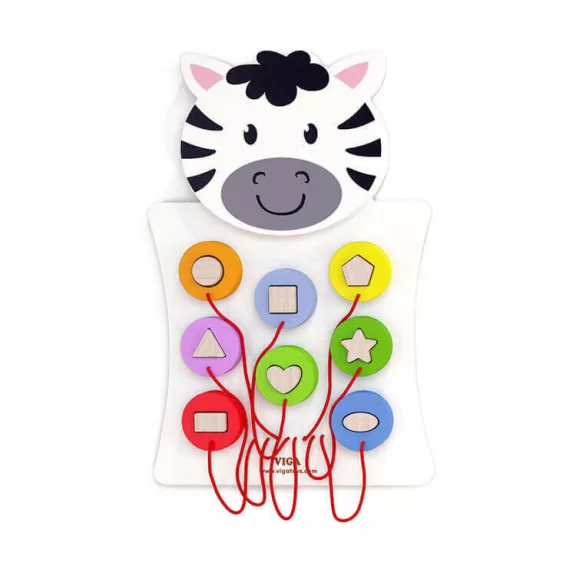 Falra szerelhető logikai játék (zebra) Falra szerelhető logikai játék (zebra)
