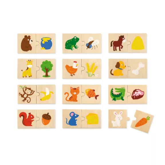 Készségfejlesztő Puzzle (Mit esznek az állatok?) Készségfejlesztő Puzzle (Mit esznek az állatok?)