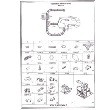 Vonatkészlet daruval és autóúttal