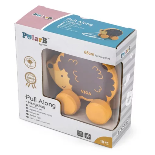 Húzogatós süni fából (PolarB)