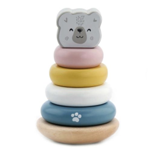 Montesszori torony fából: maci VP (PolarB)