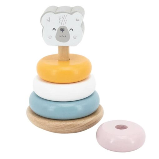 Montesszori torony fából: maci VP (PolarB)