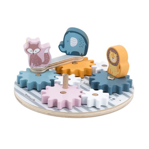 Állatok fogaskerekeken fajáték (PolarB)