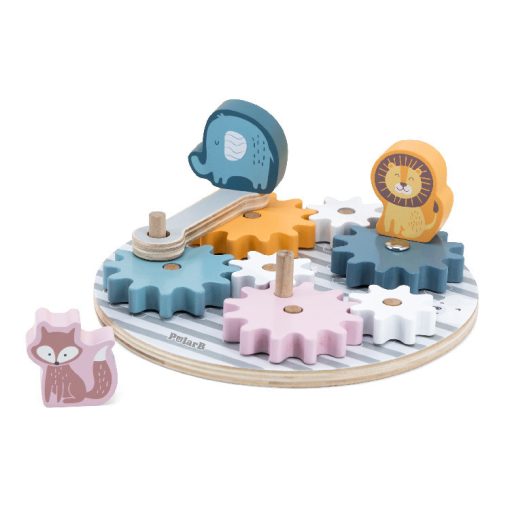 Állatok fogaskerekeken fajáték (PolarB)