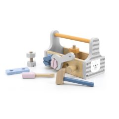 Szerszámos láda fából: szürke (PolarB)