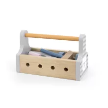 Szerszámos láda fából: szürke (PolarB)