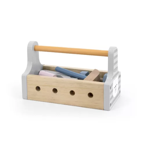 Szerszámos láda fából: szürke (PolarB)