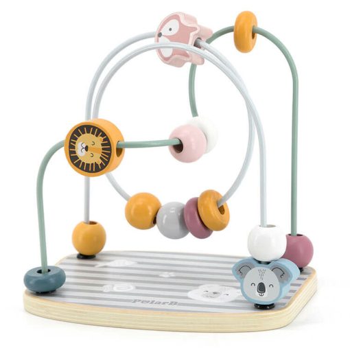 Golyóvezető fából: mini, állatokkal (PolarB)