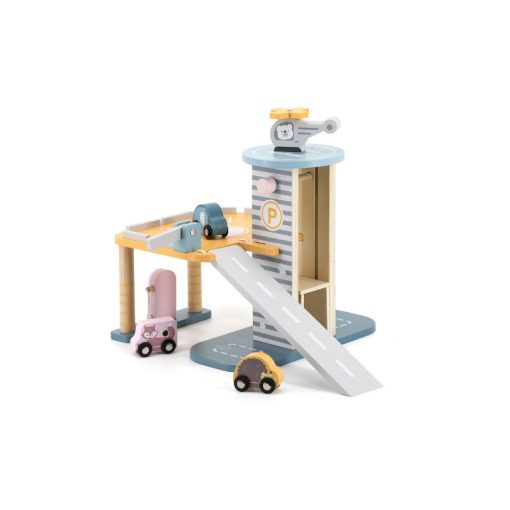 Garázs lifttel fából (PolarB)