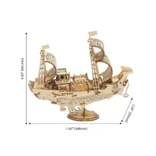 3D modell - hajó