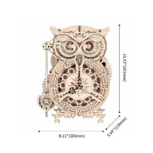 3D modell - Baglyos óra