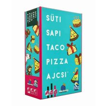 Süti, sapi, taco, pizza, ajcsi - Társasjáték