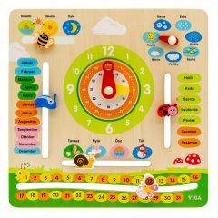 Fa naptár (zöld) magyar nyelvű