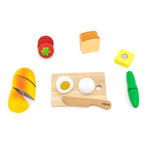 Szeletelhető reggelifélék (szögletes vágódeszkával, natúr késsel)