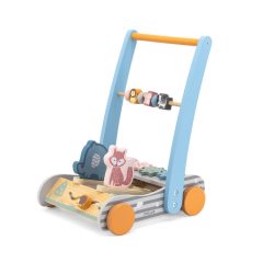 Járásfejlesztő kocsi fából: rókás (PolarB)