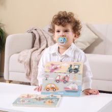 Fogantyús fa puzzle: járművek (PolarB)