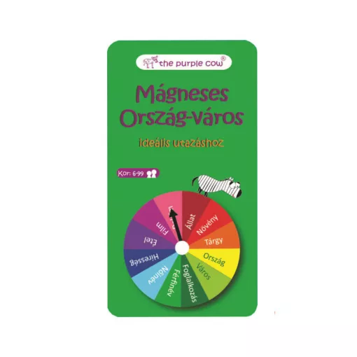 Ország-város mágneses társasjáték