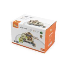 Kávé és büfékocsi tartozékokkal 