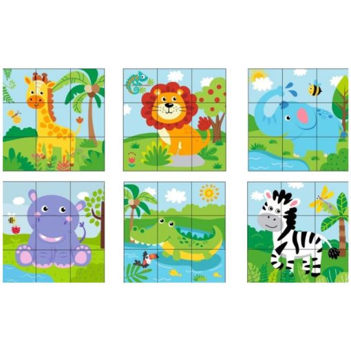 Mesekocka 9 db-os (vadállatos)