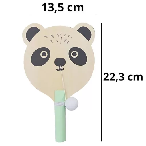 Fa ügyességi labdaütögető - panda