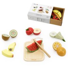 Szeletelhető gyümölcsök vágódeszkával