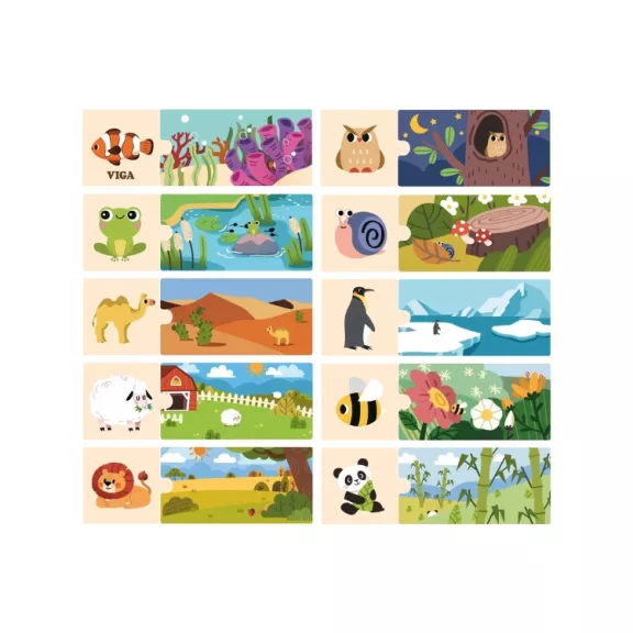Otthonom puzzle - állatos Otthonom puzzle - állatos