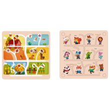 Útvesztő kétoldalas farmos 