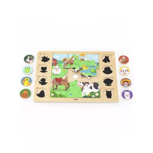 Puzzle - találd meg a párokat - farmos