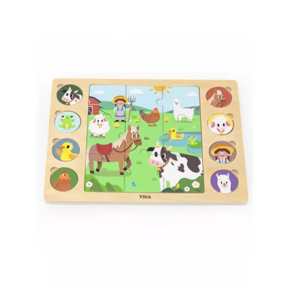 Puzzle - találd meg a párokat - farmos