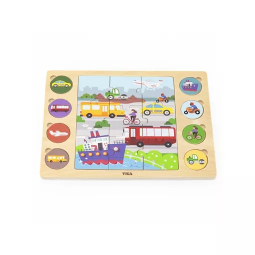 Puzzle - találd meg a párokat - járműves