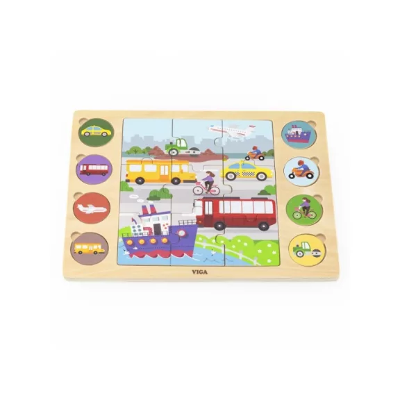 Puzzle - találd meg a párokat - járműves
