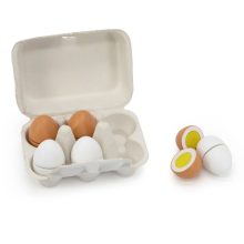 Viga szeletelhető fa tojás (6db-os)