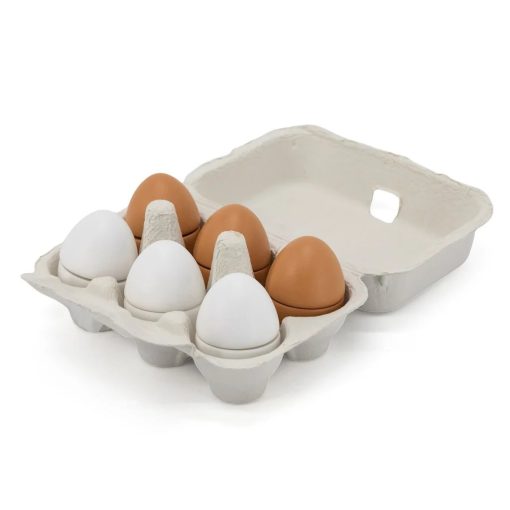 Viga szeletelhető fa tojás (6db-os)