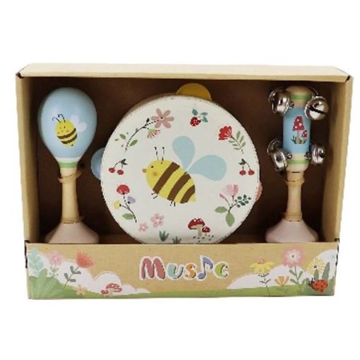 Ritmushangszerkészlet 3 db-os (méhecskés)