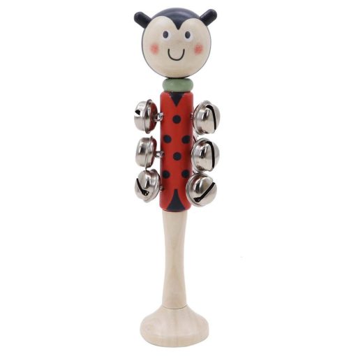 Nyeles csörgő (katicás)