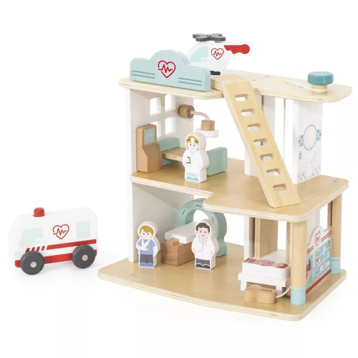 Mentőállomás kiegészítőkkel (Viga Toys)