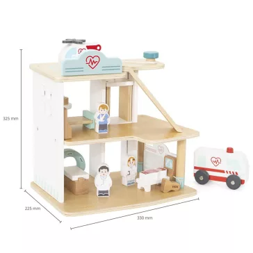 Mentőállomás kiegészítőkkel (Viga Toys)