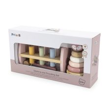 Kalapálós dühöngő és montesszori torony (róka) készletben