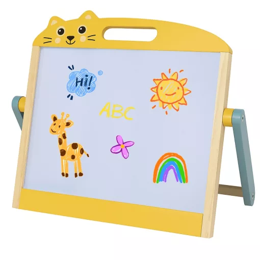 Cicás asztali rajztábla (sárga)