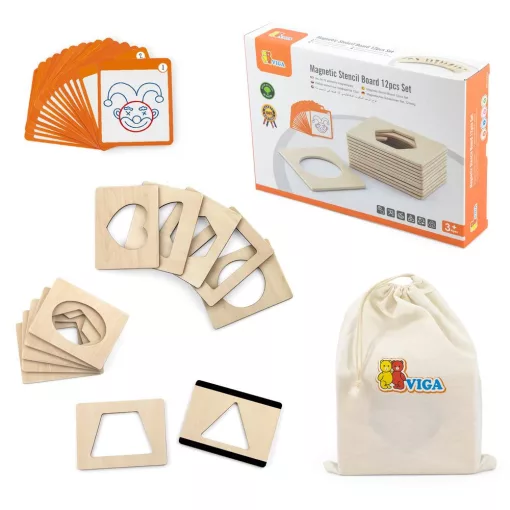 Mágneses fa rajzsablon