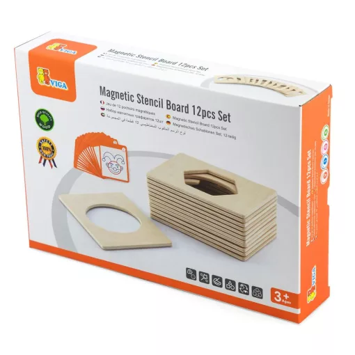 Mágneses fa rajzsablon