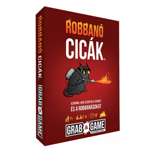 Robbanó cicák, mini - Parti Társasjáték Robbanó cicák, mini - Parti Társasjáték
