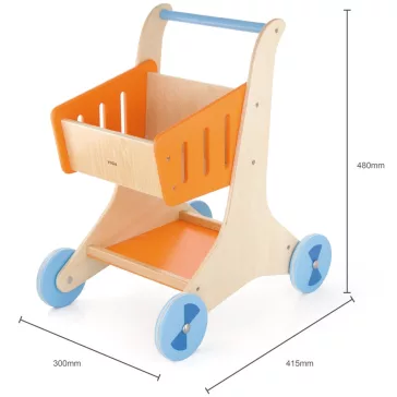 Járásfejlesztő bevásárlókocsi (Viga Toys)