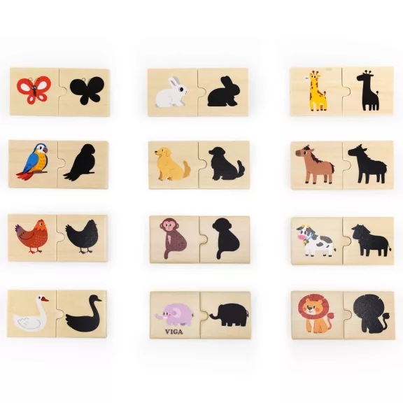 Készségfejlesztő puzzle: árnyék (Viga) Készségfejlesztő puzzle: árnyék (Viga)