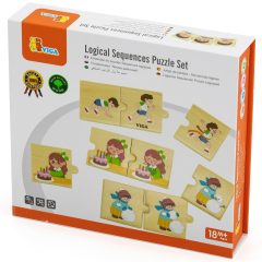Készségfejlesztő puzzle: logikai sorozat (Viga)