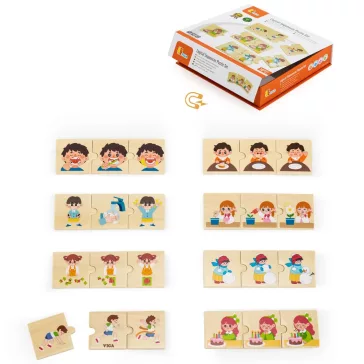 Készségfejlesztő puzzle: logikai sorozat (Viga)