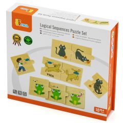 Készségfejlesztő puzzle: állatok és a természet (Viga)