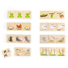 Készségfejlesztő puzzle: állatok és a természet (Viga)