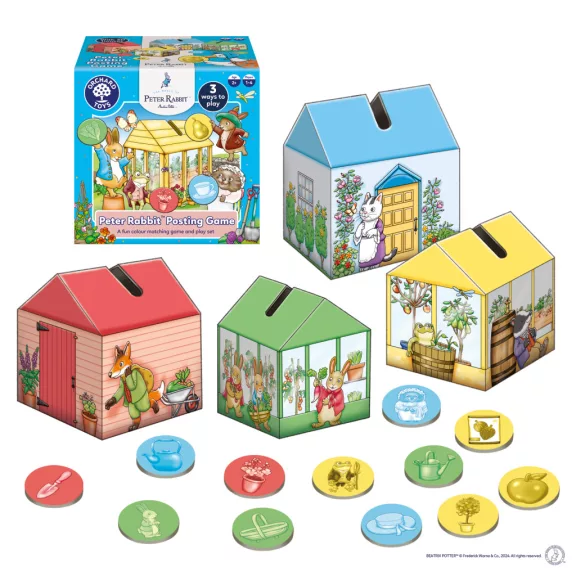 Nyúl Péter: szortírozós játék (Peter Rabbit Posting Game) WPR009 ORCHARD TOYS / Peter Rabbit™