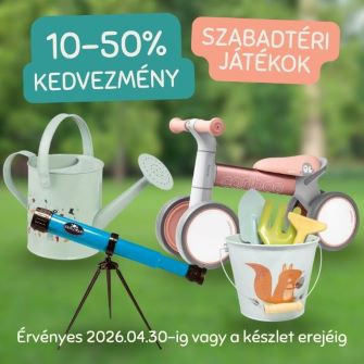 Szabadtéri játékok (kerti, szabadidő) -10–50%